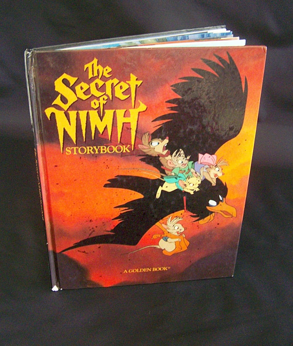 Vintage Children's Book The Secret Of Nimh Storybook