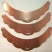 Brass Necklace Blanks, Old Rose Ox Finish, 3.5 Inches, B'sue Boutiques, 3 Pc, Item0259