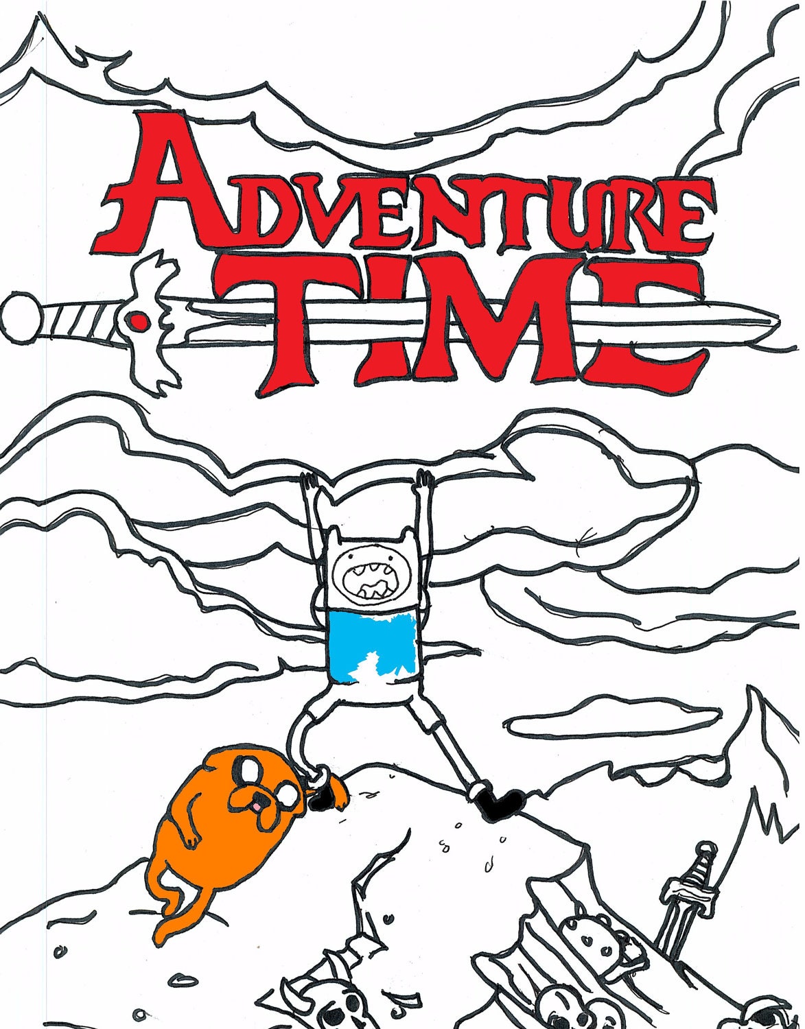 Adventure Time Coloring Book