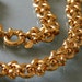 Heavy Chunky Gold Chain Necklace -:- Fancy Links