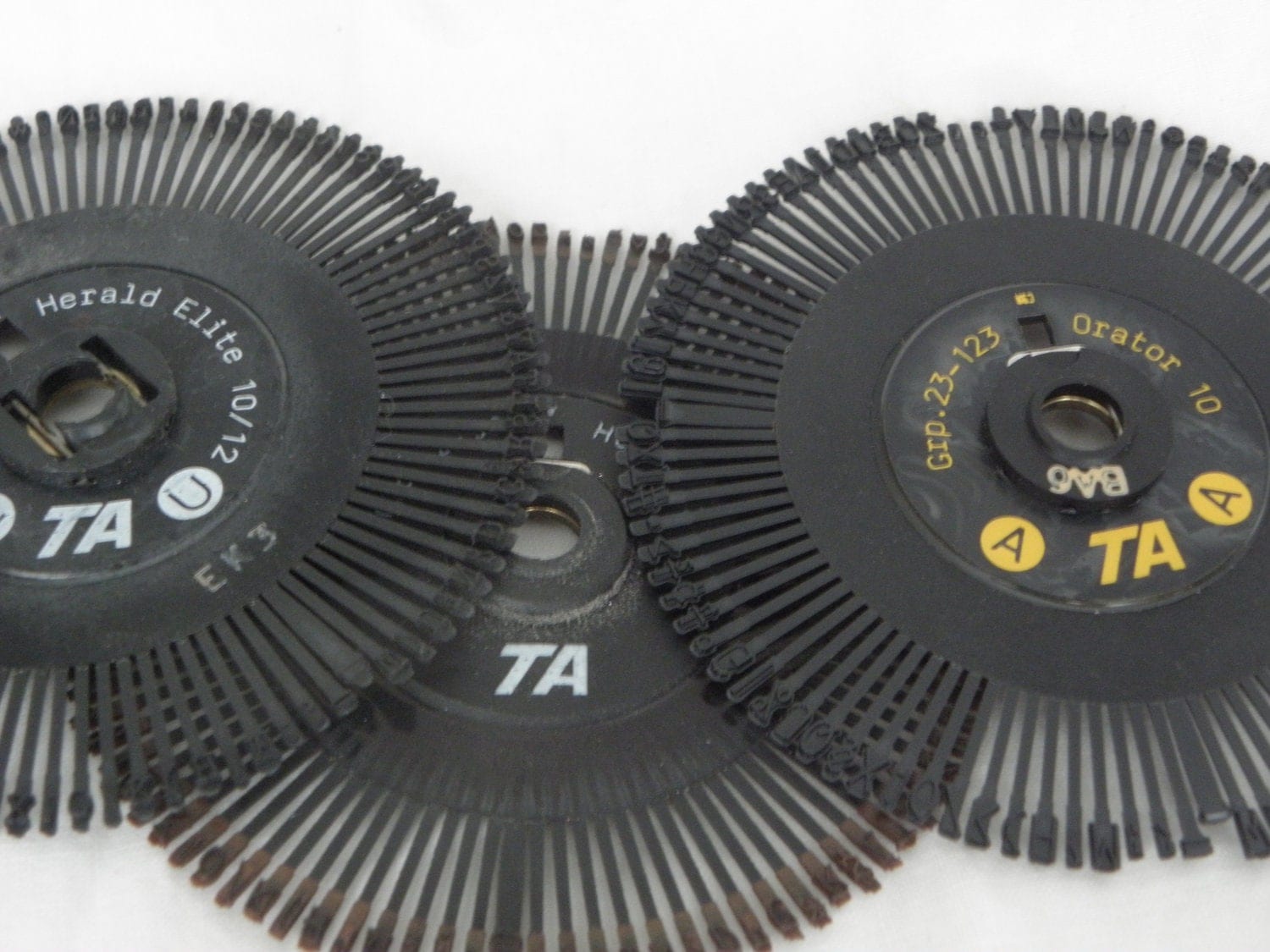 3 Triumph Alder Daisy Wheel Printer Disks