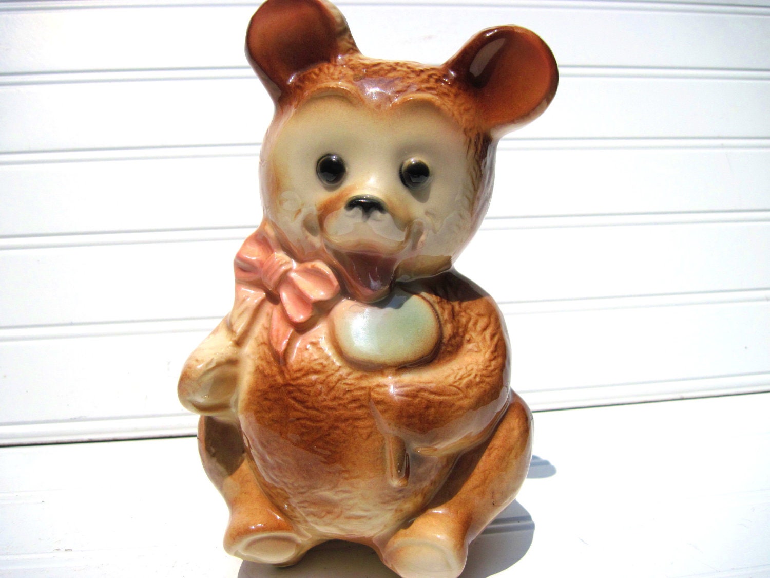 Bear planter nursery vintage decor