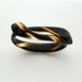 Vintage Snake Bracelet. Rootbeer Tortoise. Wrap. Art Deco Style.
