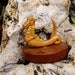 Wooden sculpture, "Dragon", fantasy, Elvish, miniature art, woodland, cabin decor, wood carving, rustic, figure, handmade, MariyaArts