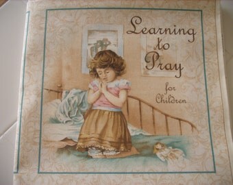 cloth storybook panel to make-Learning to Pray