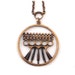 Modernist Finland Vintage Pentti Sarpaneva Kalevala Bronze Necklace 1970s