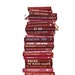 Oxblood Sky High Vintage Books 23 Book Collection Interior design Custom build your very own color