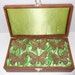 Vintage Napkin Rings With Storage Box / Butterfly Napkin Rings / Brass Napkin Rings