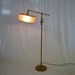 Mid Century Modern, 1950's-1960's Rembrandt floor lamp fiberglass shade t shape