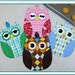 Owl Hot Pads, Trivets, Hot Who, Pattern