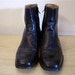 70s Mens Ankle Zipper Vintage Beatle Boots MOD Size 9.5