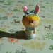 Alice in Wonderland Miniature OOAK Polymer Clay Doll Figurine Fairytale