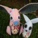 Mommy and Me Countryside Bunnies Softie Soft Plush Plushing Art Doll Mothers Day Gift Nursery Stuffed Animal
