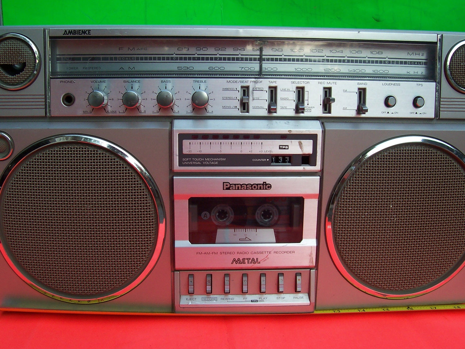 Vintage Panasonic RX5150 Boombox cassette recorder /am fm