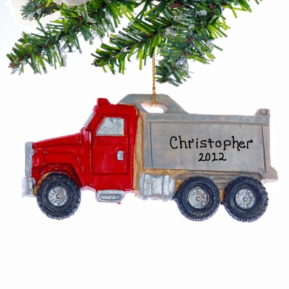 personalized dump truck christmas ornamentfree by personalized dump truck christmas ornamentfree by