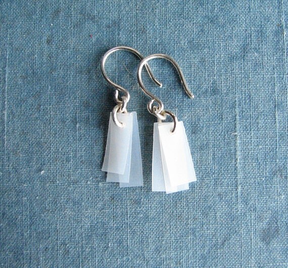 Items similar to ECO FRIENDLY Recycled Earrings UpCycled Recycled