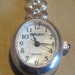 Gruen Sterling Silver Ladies Watch w/Mother of Pearl Face