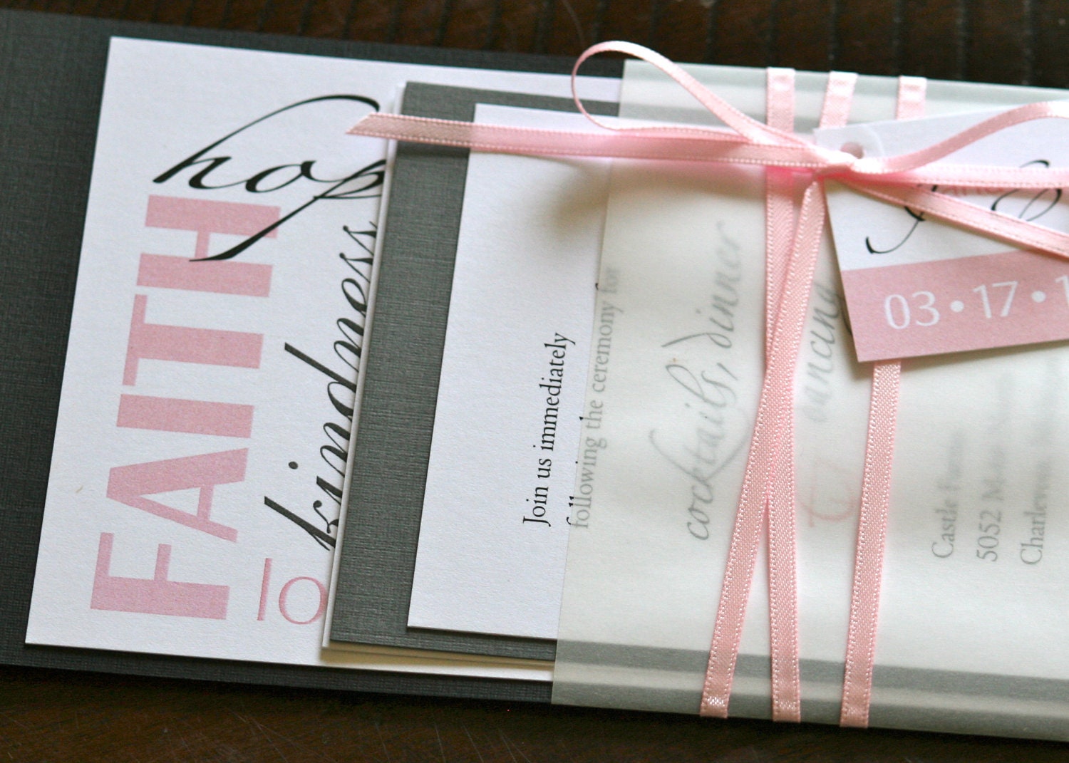 Layered Invitations Wedding 10