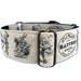 Vintage Alice in Wonderland Dog Collar - 1.5-inch Martingale or Buckle Adjustable Dog Collar