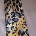 Silky Soft Leopard Print Silk Satin Full Length Tie....Boy,Girl, Inf,Tod,Child,Doll or Dog Accessory,Weddings,Ring Bearer