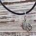 unisex nautical ships anchor necklace