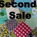 Sale Cloth Wipes, Family Cloth, Cloth Diaper Wipes, 20 Neutral Prints, SECONDS WIPES