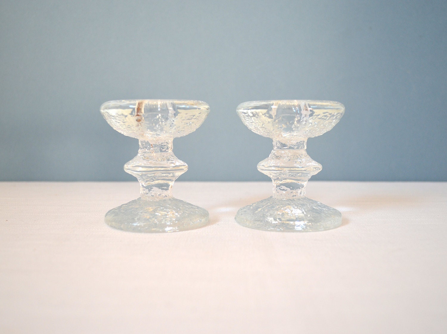 Vintage iittala Festivo One Ring Candle Holders by MidModMomStore