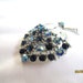 Lisner Blueberry Rhinestone Brooch 1940s Vintage Jewelry