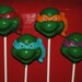 Fighting Turtles Chocolate Lollipops