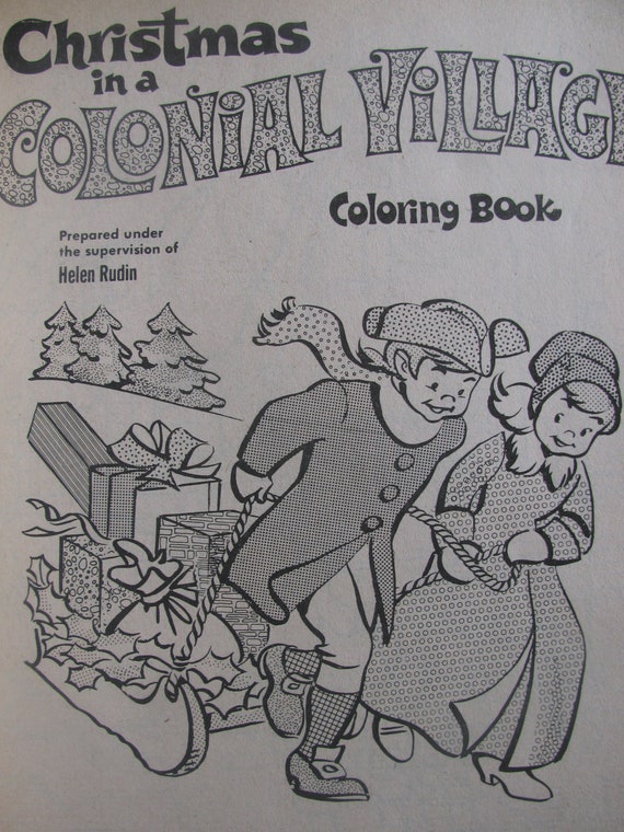 colonial village coloring pages - photo #23