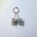 Sheep Keychain, Lamb Keychain, Hand Knit Plush, Kids Teens Tweens Key Chain