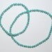 SALE Anklet / Bracelet Set Czech Glass Seed Bead Turquoise AB Copper Lined Crystal Beads Southwestern Indian Hippie