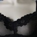 Vintage Black Lace and Net Slip
