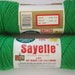 DESTASH-YARN-Sayelle-Leaf Green-Knitting Wortsed Yarn-2 Skeins