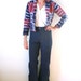 Sailor Pants High Waisted Bell Bottom Jeans SEAFARER Brand US Navy Certified 30 x 34