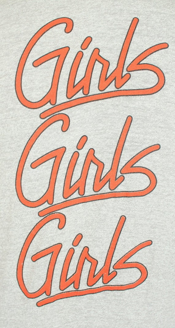 ViNtAgE 80's Motley Crue Girls Girls Girls Tour T Shirt M