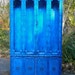 Drexel Cabinet, China Cabinet, Boho Furniture, Bohemian Blue Curio Cabinet, Breakfront, Drexel Faux Bamboo, Chinoiserie Funky Furniture
