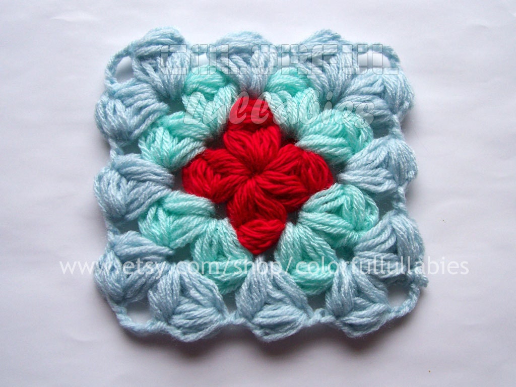 patterns crochet only uk by Pattern. Puff Afghan ColorfulLullabies Crochet granny square