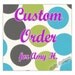 Custom Order for Amy H.- Subway art add-on lettering