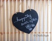 10"x10" Chalkboard for Rustic Wedding Decor or Photo Prop Chalk Board Photo Booth Props Hanging Wedding Sign Il_170x135