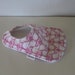 Baby Bib, Whale Bib, Flannel Bib, Fleece and Snap Closure