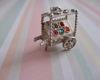 Vintage Silver Nuvo Moving Market Stall Charm