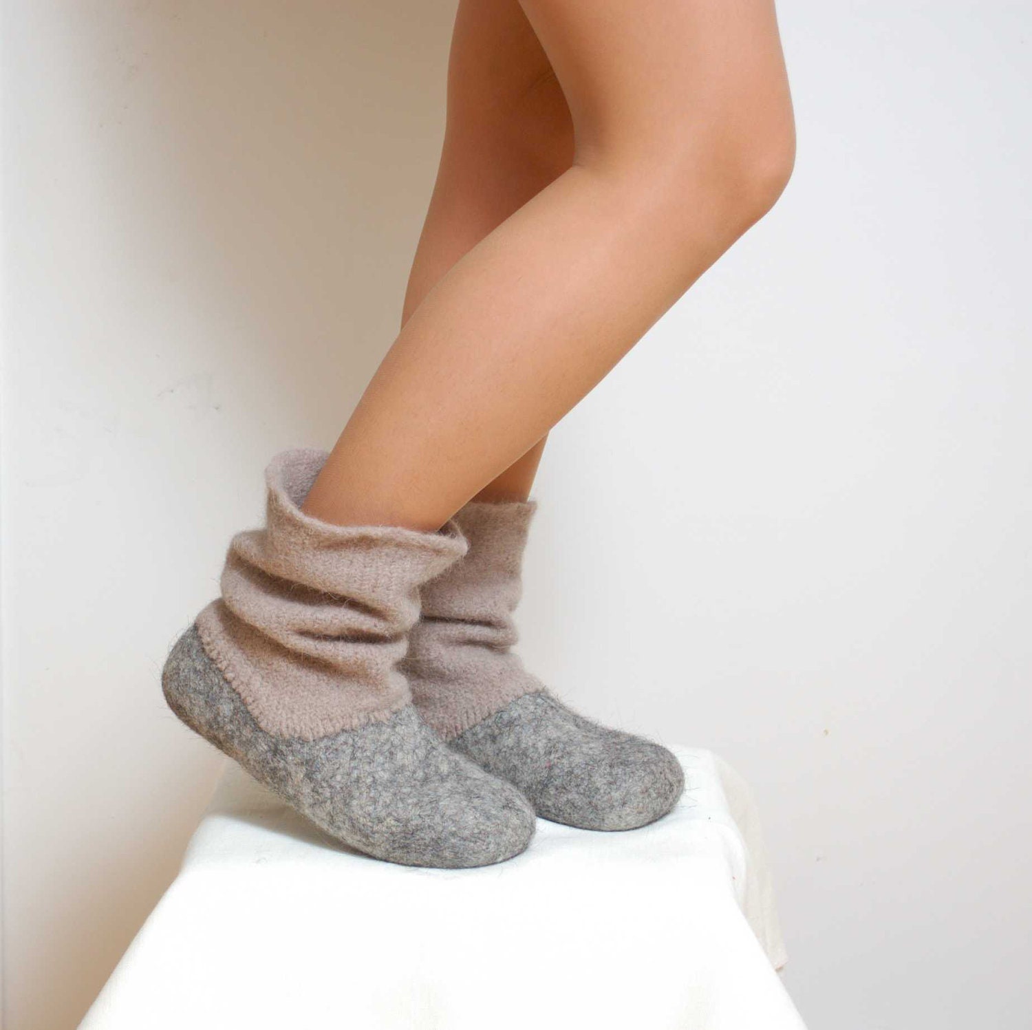 ladies slipper boots