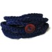 Crochet Bracelet and Necklace all in one with Button