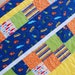 Baby Boy Quilt, City Streets and Cars, Crib Bedding in Primary Colors