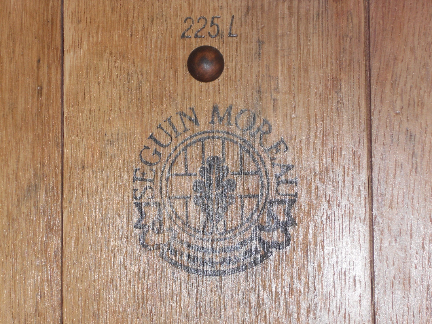 Custom Wine Barrel Head Clock