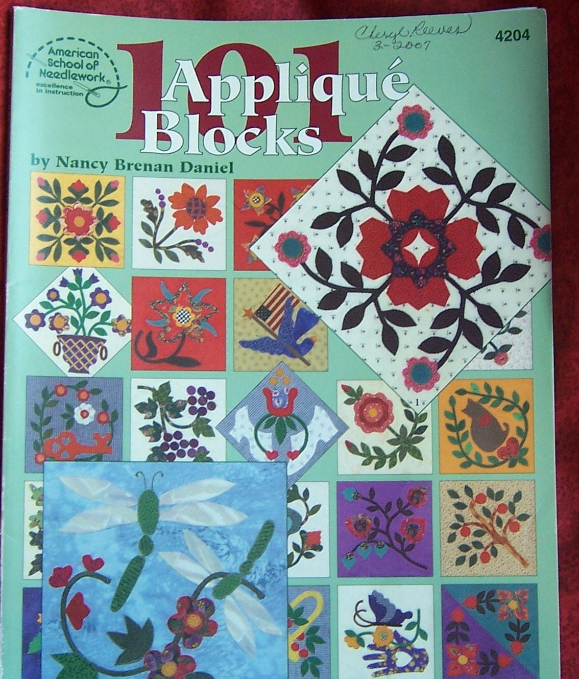 101 Applique Blocks Quilt Pattern Book by KATZnQUILTS on Etsy