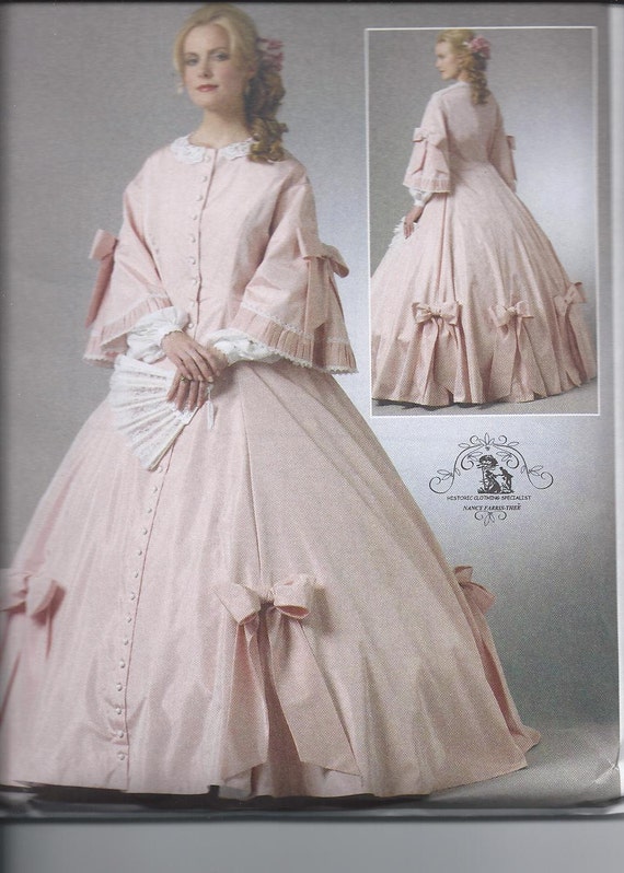 Southern Belle Civil War Era historical Costume Butterick 5543