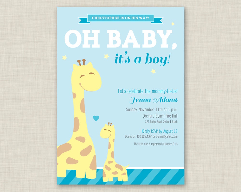 Printable Baby Shower Invitations 6