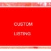 CUSTOM LISTING for HEATHER